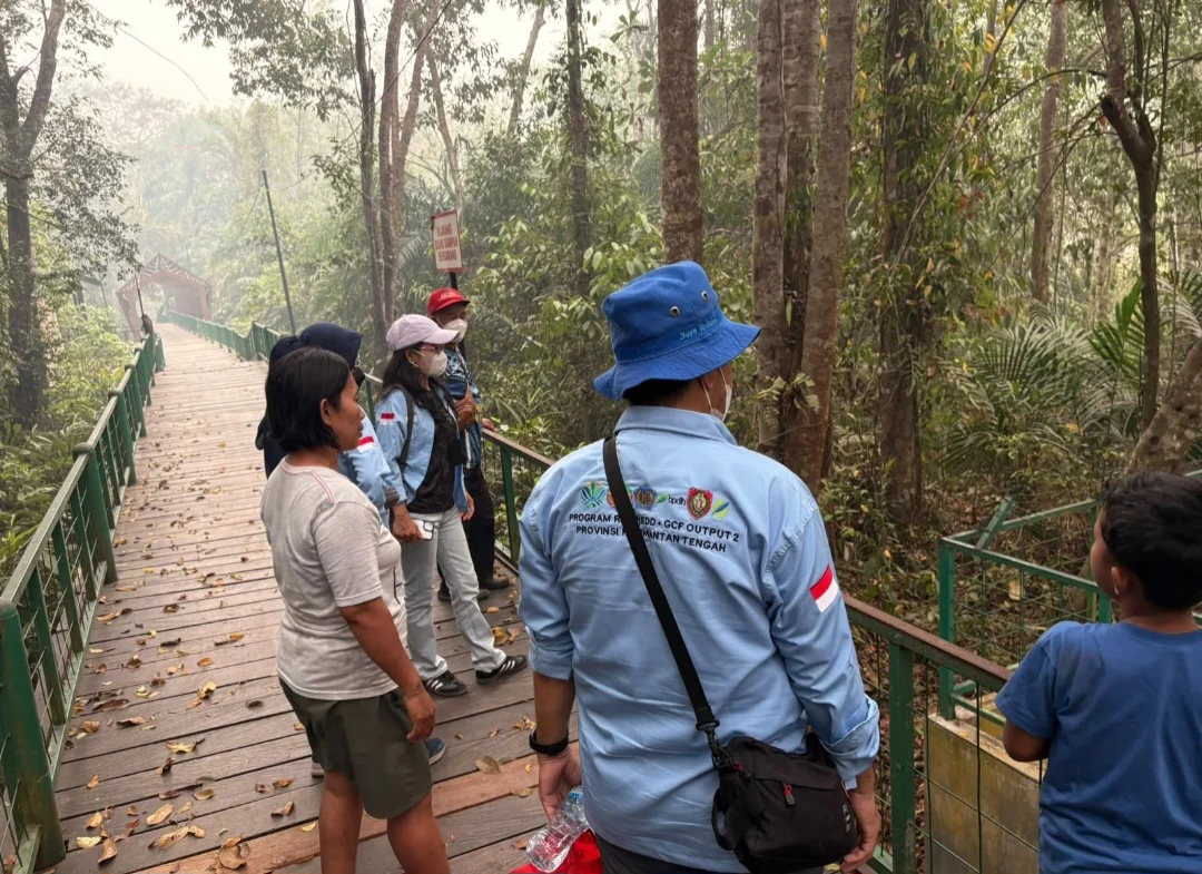 Dishut Kalteng Pantau Kondisi Satwa Dilokasi Nyaru Menteng